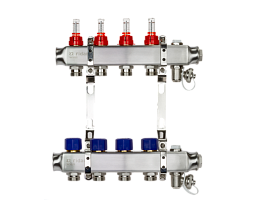 Коллекторные группы с расходомерами для теплого пола SSM-RF Ридан