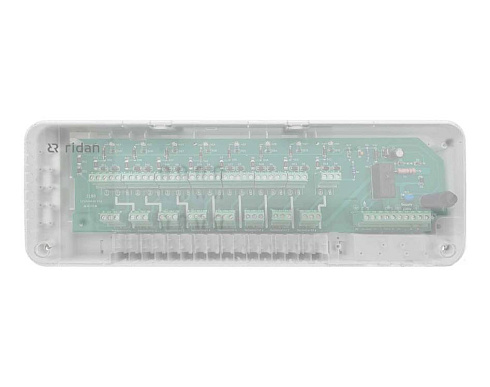 Коммутационная панель и датчики температуры пола Ридан