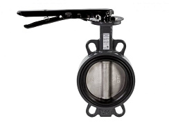 Затворы дисковые ЗДМ PN16 с рукояткой, корпус с центрирующими проушинами