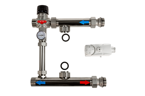 Узлы смешения для теплого пола Ридан